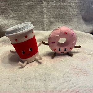 Target Spritz Felt Duo Pink Coffee & Donut In Love Set Valentine's Day 2024